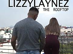 Lizzy Laynez in intense rooftop scene