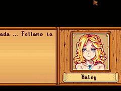 Stardew Valley in space-themed erotic game