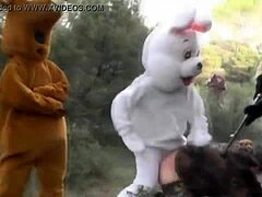 Naughty bunny in music video