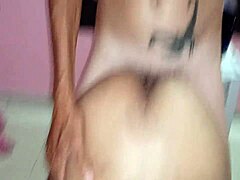 Skinny Emo Girl Receives Widowed Cock In Her Creamy Wet Pussy Hole