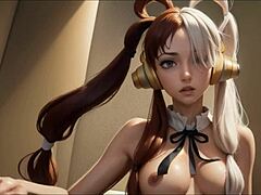 KI-generierte Uta aus One Piece