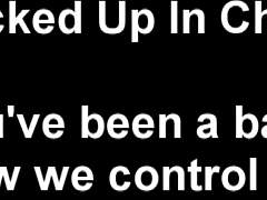 naughty girls get punished in garage 😈