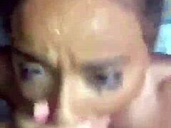 Teanna Trump Sloppily Sucks Massive Black Cock