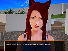 My New Family Game with Redhead Small Tits!