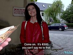 Public Agent reißt meine Nylons um meine Muschi hart draußen zu bumsen