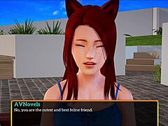 My New Family Game with Redhead Small Tits!