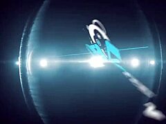 Jezebelle and Leya fuck with big tits bouncing!