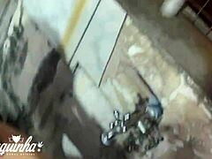 I felt that brunette milf sucking my monster cock on the public beach while everyone watched