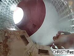 Do you see Christy and Ivan having hot shower fun