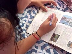 Finding My Stepsister Doing Homework