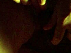 My wife cums on dildo