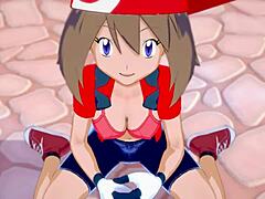May Haruka congratulates you for being a good trainer in anime