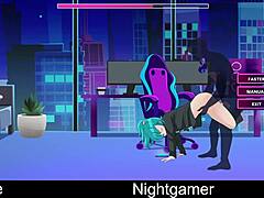 Nightgamer Cute Friend Girlfriend Anime Game
