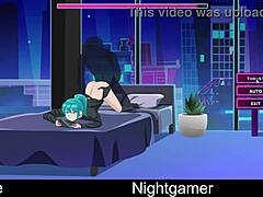 Nightgamer Cute Friend Girlfriend Anime Game