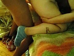 lb and kim just having some interracial fun at home