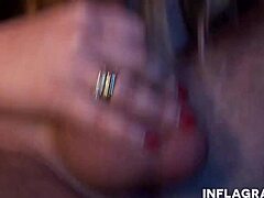 tattooed blonde babe sucks and gets fucked doggystyle