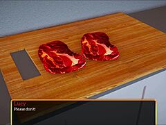 Amateur Cartoon Teen Redhead in Family Scene