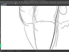 i drew gravity rush kat flashin her tits oops