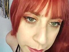 redhead babe shows off in pov roleplay