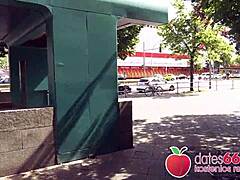 Tatjana sokakta tam sahne için alınıyor