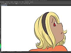 i drew gravity rush kat flashin her tits oops