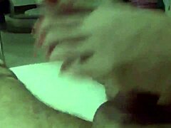 lisa gives an amazing footjob in part 2, stroking the cock until a big cumshot all over her feet