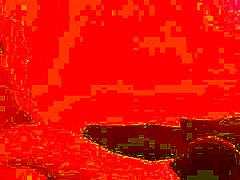 Feeling intense pleasure from monster cock backshots and facial.