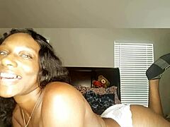 Girlfriend Gives Black Ebony Joi With Big Tits