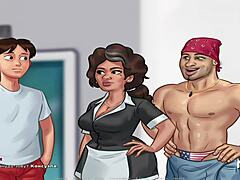 Qué cuerpo tan espectacular en esta sexy chica cartoon cachonda en el juego sin censura