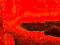 Feeling intense pleasure from monster cock backshots and facial.