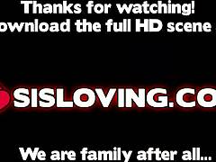 Surová tínedžerka 18+ Brunetka Brooke Bliss berie obrovský chuj felláciu a šúchanie píče s prírodnými cicmi odhalenými