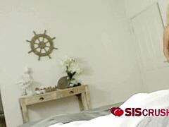 Glamorous Blonde Deepthroats Boy's Cock in POV