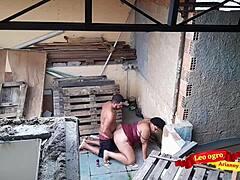 fudendo minha cunhada no terraço com anal ao ar livre 😏