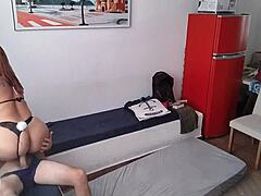 Redhead newlywed sends nudes to lover near husband.