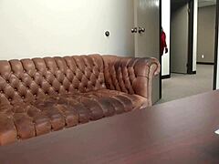 Peaches möter intens interracial anal i California casting-intervju