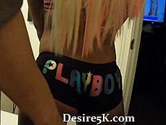 Cute ebony teen spanks