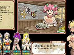 dungeon exploration with four bitches in this erotic game challenge