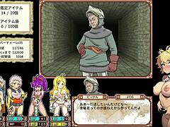 dungeon exploration with four bitches in this erotic game challenge
