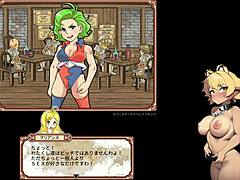 dungeon exploration with four bitches in this erotic game challenge