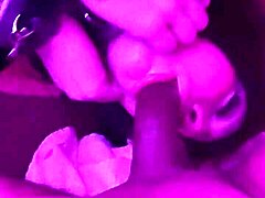 Upside Down Deepthroat Sucking His Big Cock On The Floor