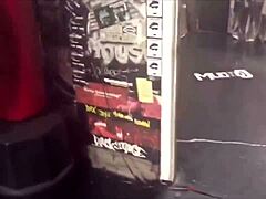 London Ebony Queen Fucks Benji Bands Monster Cock In Booth With Tattoos