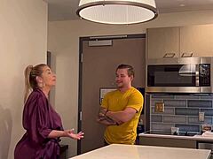 Stepson seduces stepmom Danni Jones