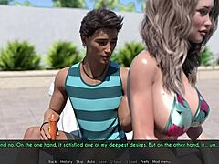 Эй, глянь на эту 3D хентай игру с женой и мачехой, загорающими с Сэмом! 😏🔥