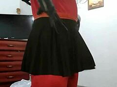 Hot Transvestite Gets Anal Fucking In Homemade Scene!