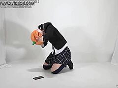 Can You Guess What's Under This Mask In Our Fetish Session?