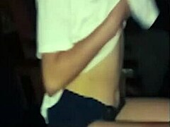 Argentinian teen masturbates outdoors at cinema