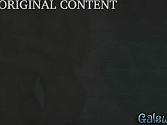 Леана Ловингс с вожделением смотрит на голое бритое тело Фреи Паркерс, целуя и лижа её гладкую киску в очках