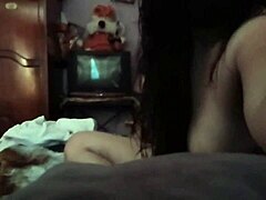 My Colombian wife masturbates alone 😍