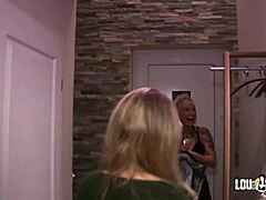 Wellness Girls Threesome With Lou Nesbit And Lia Louise Kissing.