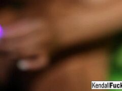 kendall karson teasing her amazing tits and tight wet pussy solo 😘